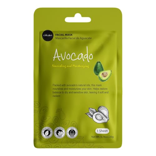 Celavi Cosmetics celavi Essence Facial Face Mask Paper Sheet Korea Skin Care Moisturizing 12 Pack (Mix - 2 of Each) - Image 4