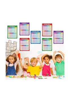 Y&D Educational Posters Extra Large Math Multiplication Division Addition Subtraction Table Chart for Kids Elementary Middle School Classroom 17 x 22 Inch (2 Pieces)  - Image 5