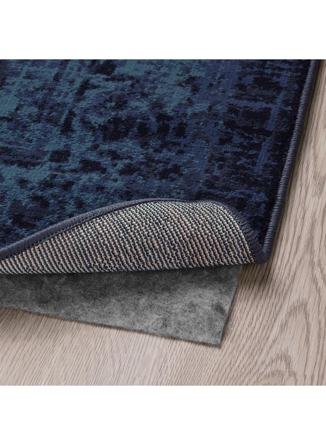 erorex Rug, Low Pile, Dark Blue, 133X195 Cm - Image 4