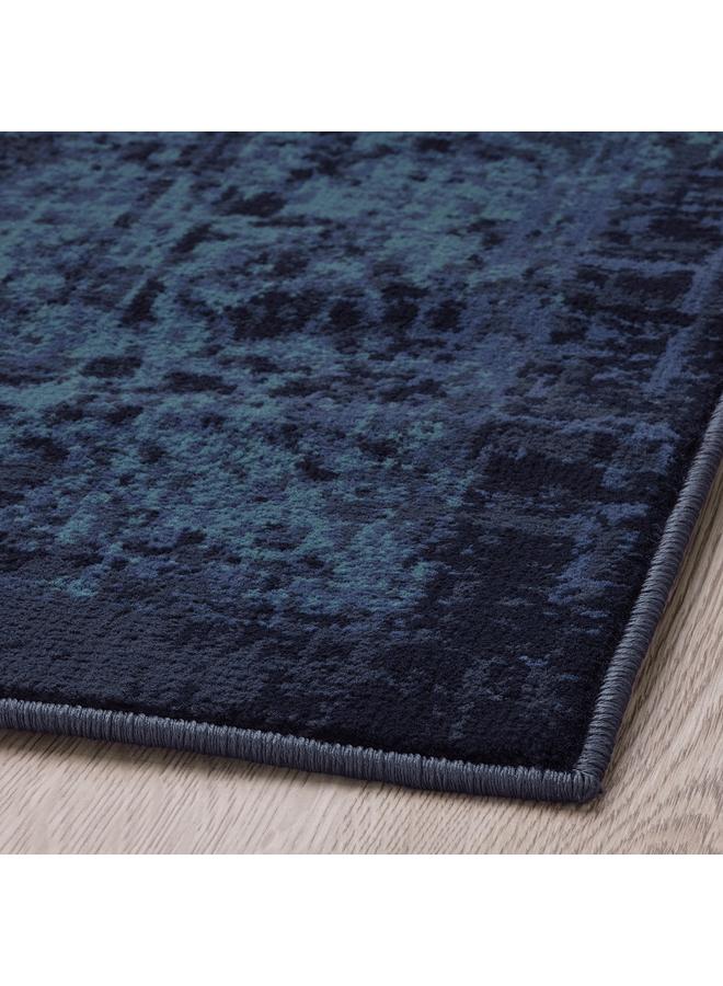 erorex Rug, Low Pile, Dark Blue, 133X195 Cm - Image 2