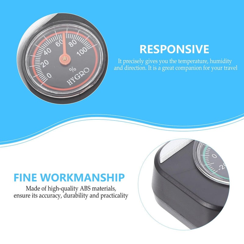 Car Compass Thermometer Hygrometer Dashboard Mount Black Multi Function Truck Navigation Car Accessory - Image 4