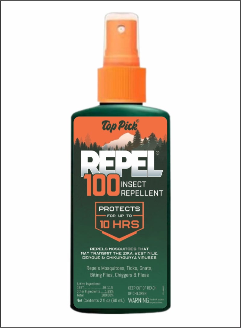 Top Pick Advanced 10-Hour Insect Repellent - Protection from 100 Types of Insects