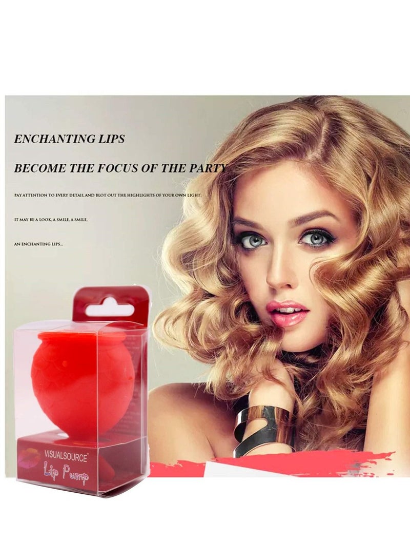 سيوسي جهاز مضخة الشفاه بشكل سمكة من السيليكون، للنساء، يعمل على تحسين شكل الشفاه وزيادة امتلاءها - Image 5