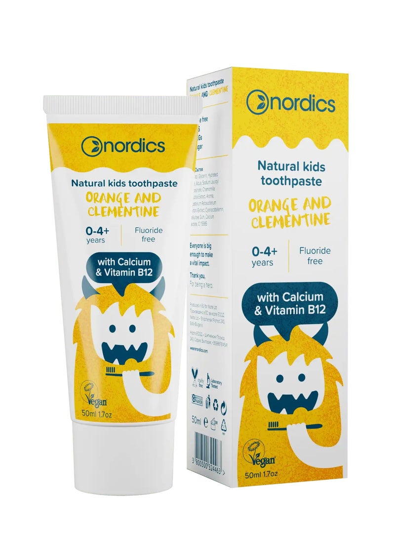 NORDICS Kids toothpaste Orange and Clementine