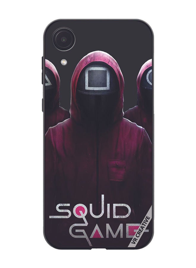 VR CREATIVE Protective Case Cover For Samsung Galaxy A03 Core Squid Game Design Multicolour - Image 1