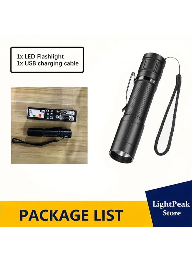 1 قطعة مصباح يدوي بالأشعة فوق البنفسجية قابلة لإعادة الشحن عبر USB 395 نانومتر ضوء أسود 3 أوضاع للكشف عن بول الحيوانات الأليفة - Image 1