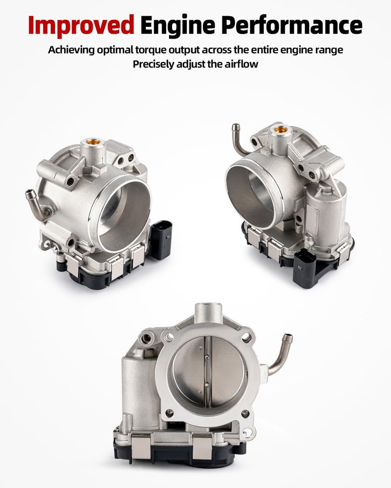 VANBOL Electronic Throttle Body Compatible with 2007-2014 Volkswagen VW Beetle, 2010-2014 Golf, 2007-2014 Jetta, 2012-2014 Passat, 2007-2009 Rabbit L5 2.5L Replace 07K133062A, 07K-133-062A - Image 4