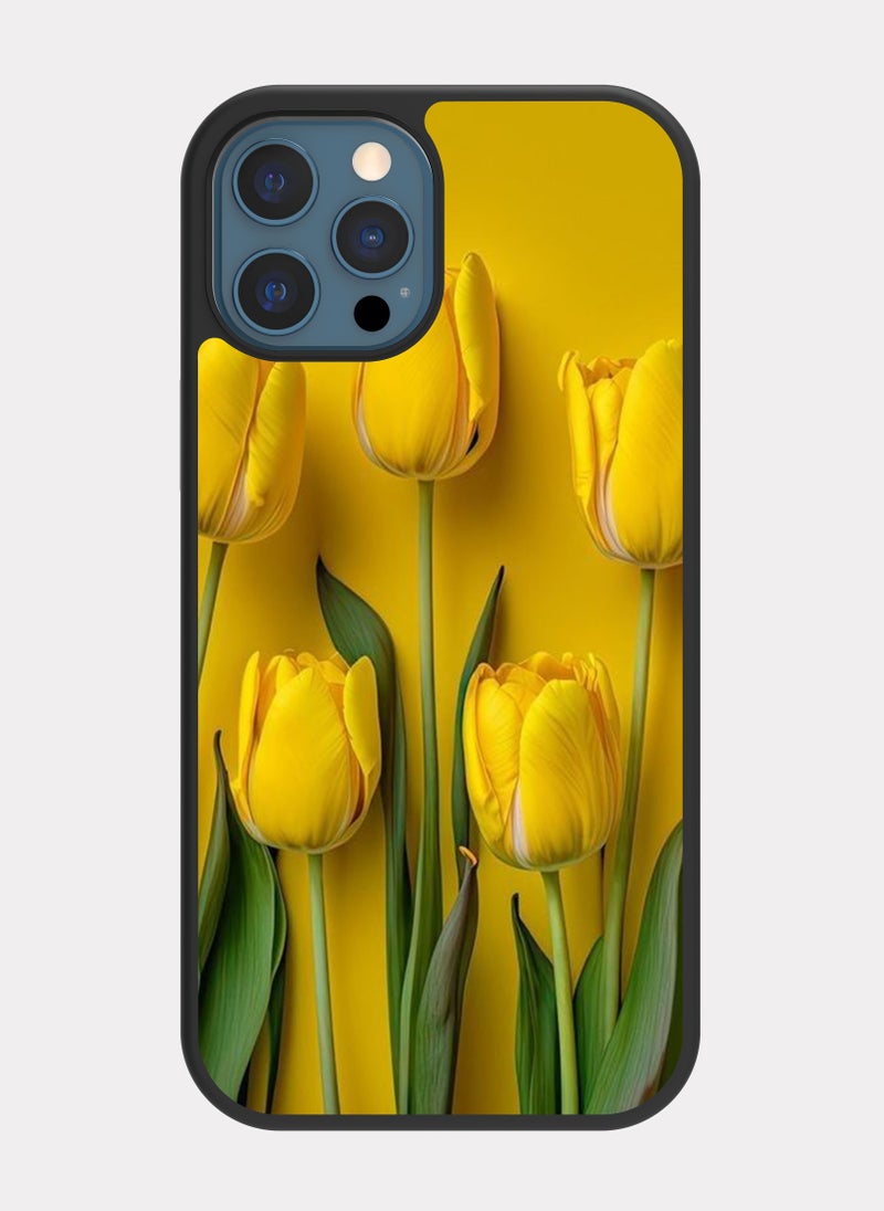 PXLAAT iPhone 12 Pro Max case cover Flowers - Image 1