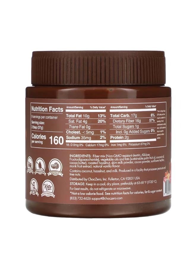 CHOCZERO Keto Spread Cocoa Hazelnut 12 oz 340 g - Image 2