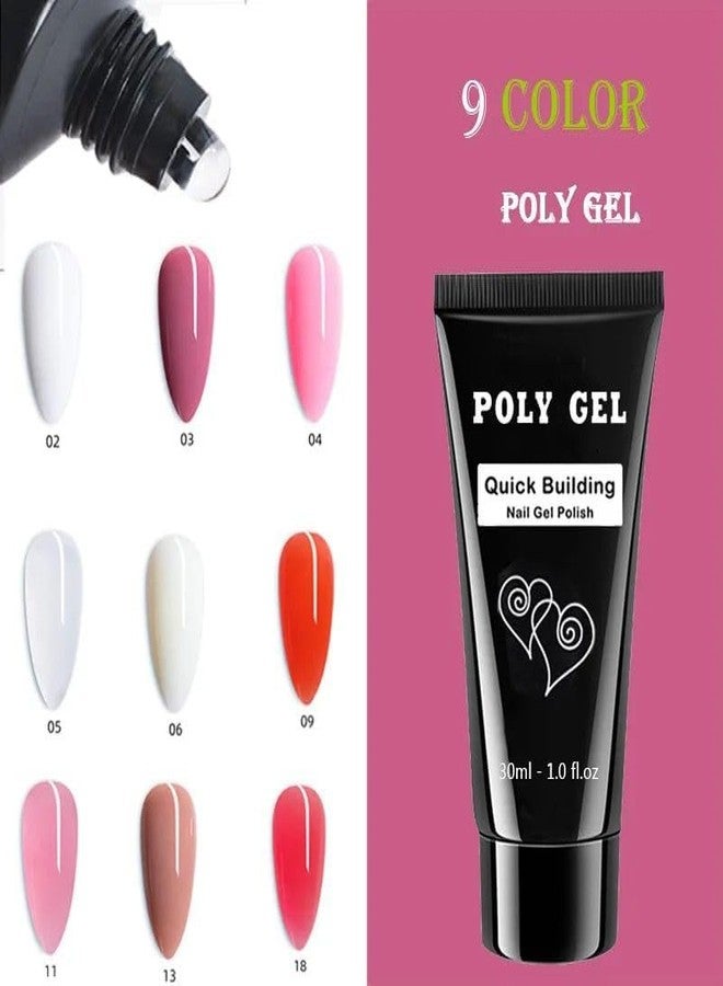 NAILWIND PolyGel Quick Upgrade Poly Gel Kits, Polygel Nail Kit Builder Gel,Nail Extension Gel Trendy Nail Art Design Salon Nail Easy DIY at Home For WOman Girls PINK, 30g - Image 5