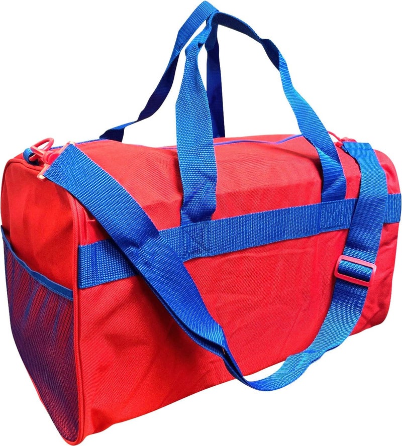 Ruz 18 Inch Kids Duffel Bag Overnight Carry-On Travel And Sports Bag (Cars Lightning McQueen) - Image 2