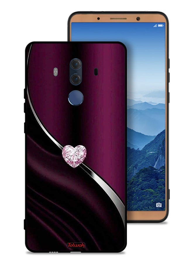 Tolwak Huawei Mate 10 Pro Protective Case Cover Diamond Heart - Image 1