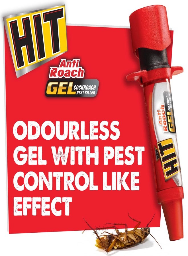 Hit Anti Roach Gel - Cockroach Killer (20G) | Kitchen Safe | Odourless | Fast And Convenient, Pack Of 1 - Image 2