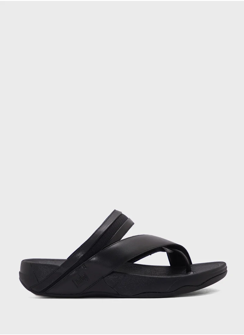 فيت فلوب Sling  Leather Toe Post Sandals