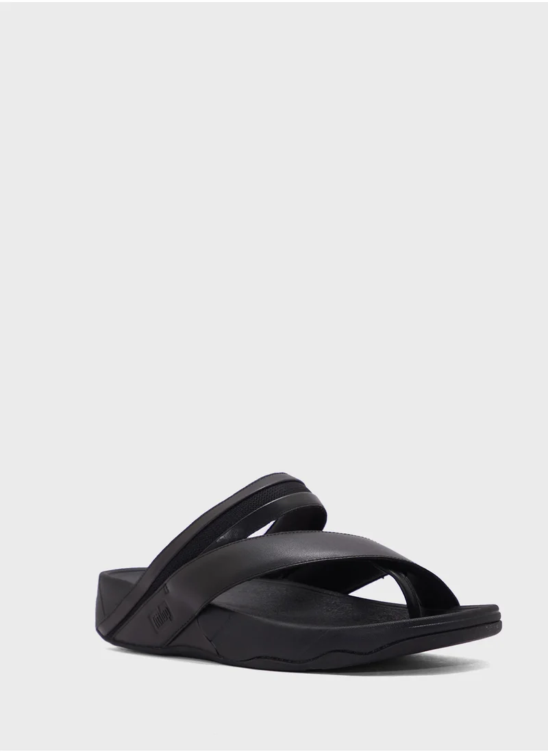 فيت فلوب Sling  Leather Toe Post Sandals