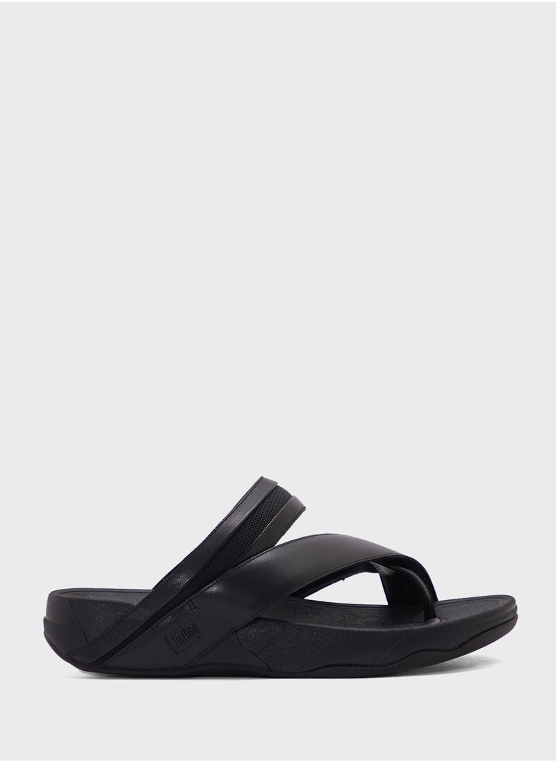 FitFlop Sling  Leather Toe Post Sandals  - Image 1