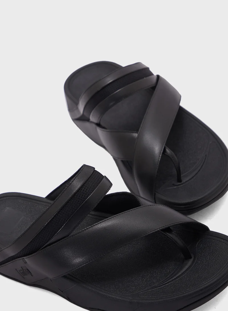 FitFlop Sling  Leather Toe Post Sandals