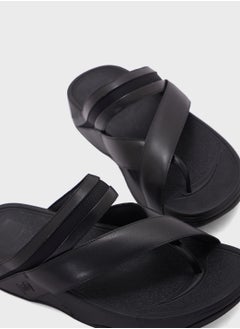 FitFlop Sling  Leather Toe Post Sandals  - Image 4