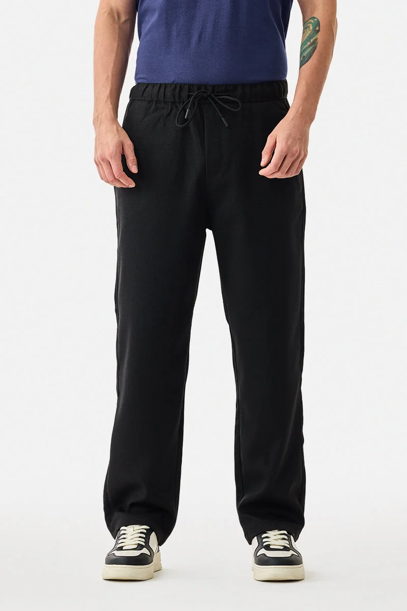SNITCH  Loose Fit Drawstring Trousers for Men | Best Price UAE