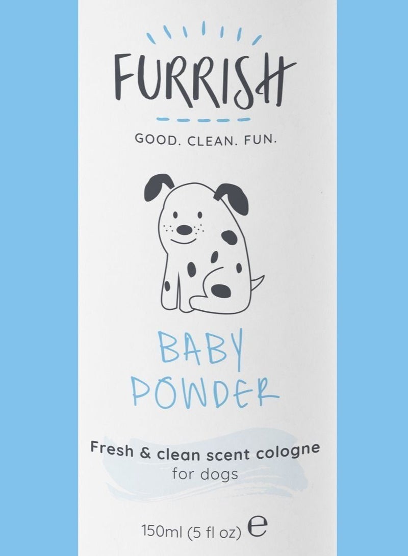 FURRISH Fresh And Clean Baby Powder Cologne For Dogs 150Ml - Image 2