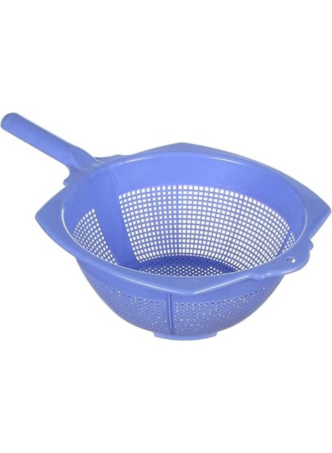 مصفاة بلاستيك عملية لغسل وتصفية الخضروات والفاكهة بسهولة. - Image 4