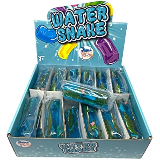 WARM FUZZY Toys - Full Case (24) Water Wigglers Sensory Toys - Sensory Tubes - Squishy Sensory Water Wiggler Toy - Fidget Toys for Birthday, Party Favor, Prize Box, PTA Carnival or School Fundraisers - Image 1