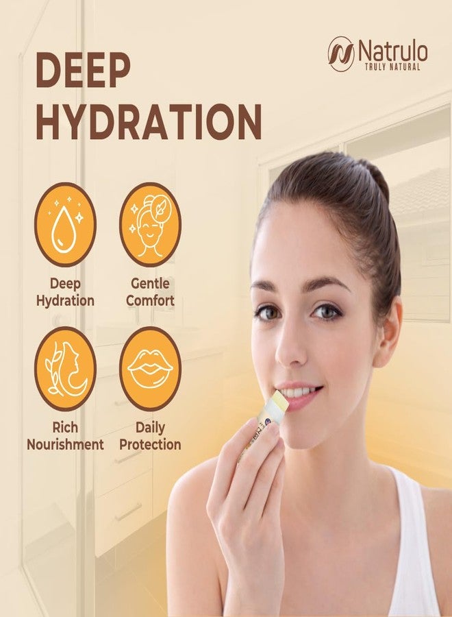 Natrulo Eczema Lip Balm for Very Dry Lips – Natural Chapstick, Hydrating Lip Moisturizer for Dry Cracked Lips – Colloidal Oatmeal, Honey, Mango Butter – Gentle Sensitive Skin Soothing Lip Care – Made in USA - Image 5