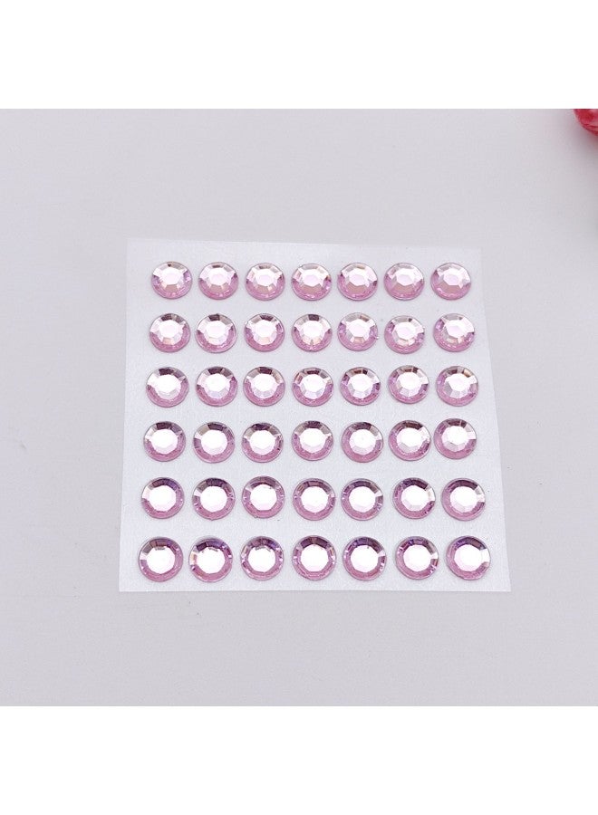 Explosions DIY Acrylic Diamond Sticker Photo Frame Decorative Sticker Accessories Material Closed Bag Water Drops Love Piece-Specifications Support Image Upload:42 8MM Round Drills-pink - Image 1