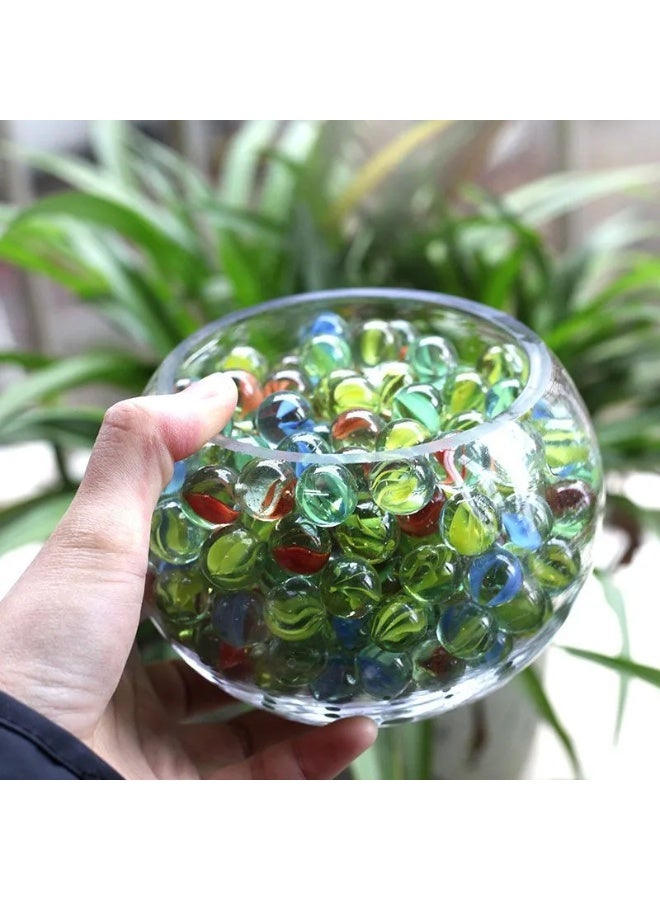 Generic 14mm glass ball crystal ball marble machine colored marble aquarium decoration fish tank glass beads  - Image 3