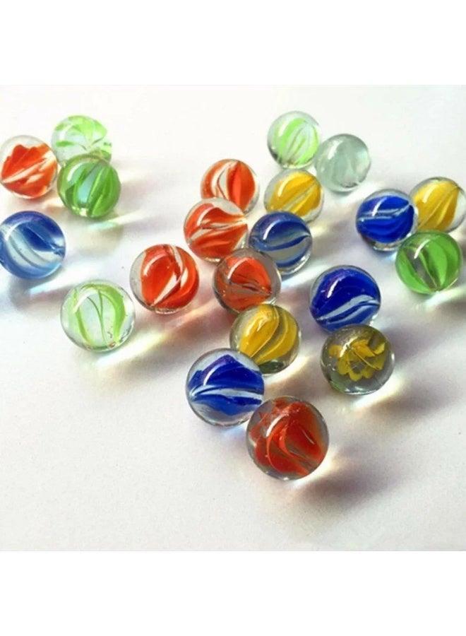 Generic 14mm glass ball crystal ball marble machine colored marble aquarium decoration fish tank glass beads  - Image 1