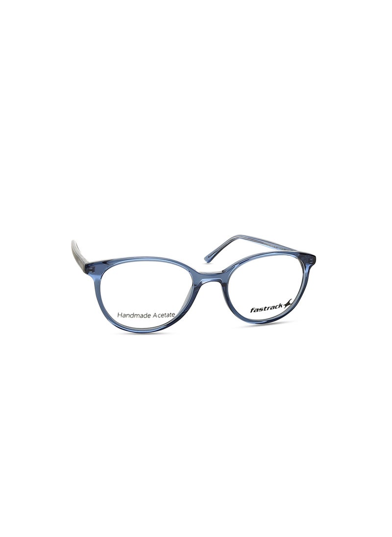fastrack Blue Round  Rimmed Eyeglasses  - Image 2