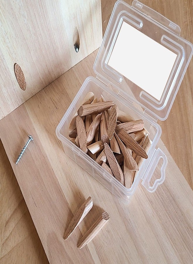 DOACT Wood Pocket Hole Plugs, 50-Pack Oak Wooden Dowel Jigs for Woodworking Projects - Image 3