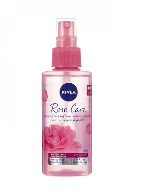Organic Rose Water Hydrating Face Mist Clear 150ml