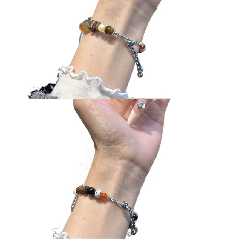 Adjustable 17.5 18cm Resin Bracelet Strap Smartwatch Band Compatible with Apple Watch SE with Fit Replacement Strap for Daily Wear - Image 4