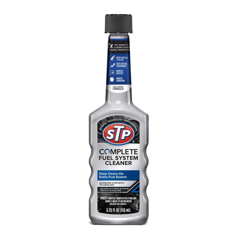 STP Complete Fuel System Cleaner, Fuel Cleaner Deep Cleans Entire Fuel System, 5.25 Oz, Multicoloured, 1 Count (Pack of 1) - Image 1