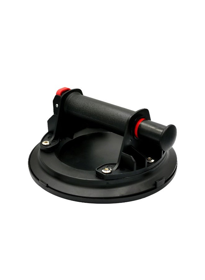 رافعة أكواب شفط مفرغ من الهواء شديدة التحمل مقاس 7.8 بوصة - أداة للتعامل مع البلاط والزجاج والحجر مع قبضة تعمل بالمضخة، ووسادة مطاطية مانعة للانزلاق، ولوح شفط قوي مقاس 200 مم لنقل الرخام والخشب والنوافذ والأسطح الملساء - Image 2