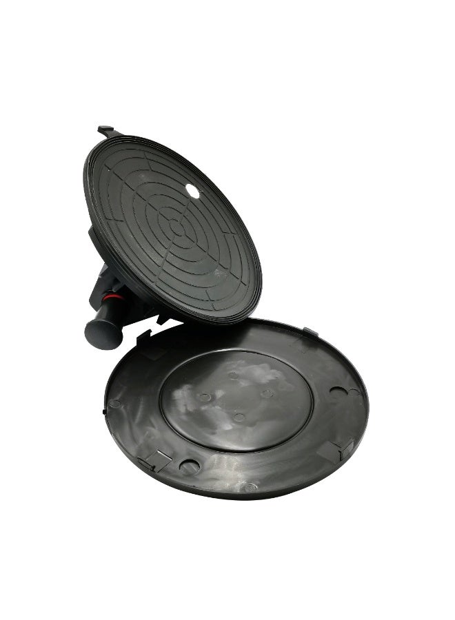 رافعة أكواب شفط مفرغ من الهواء شديدة التحمل مقاس 7.8 بوصة - أداة للتعامل مع البلاط والزجاج والحجر مع قبضة تعمل بالمضخة، ووسادة مطاطية مانعة للانزلاق، ولوح شفط قوي مقاس 200 مم لنقل الرخام والخشب والنوافذ والأسطح الملساء - Image 3