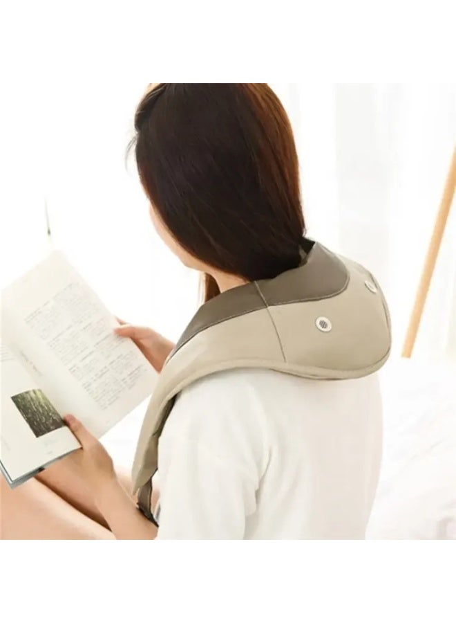 Portable Neck and Shoulder Massager with Power Drum Massage and One-Touch Control - Image 4