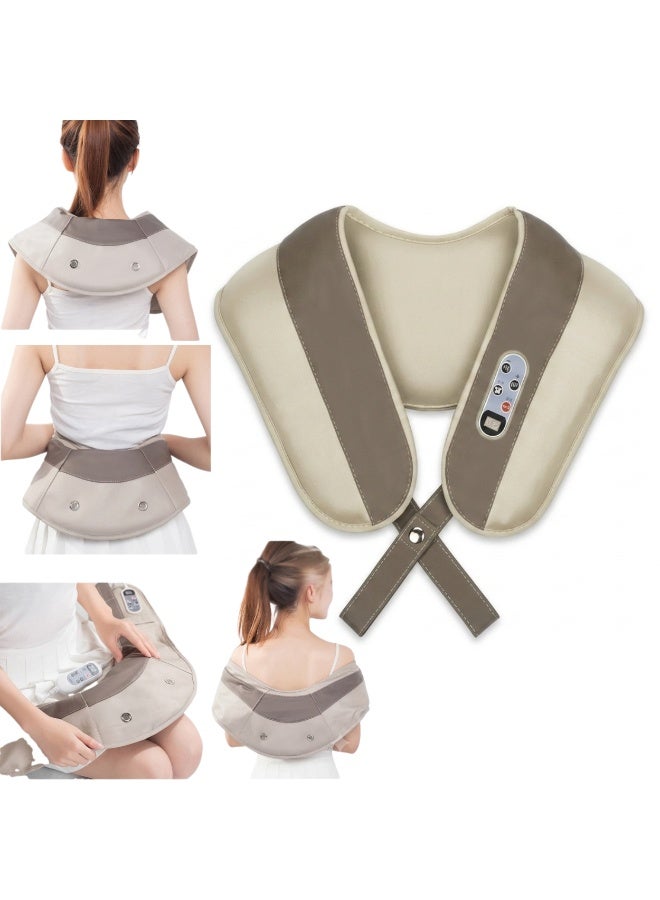 Portable Neck and Shoulder Massager with Power Drum Massage and One-Touch Control - Image 1