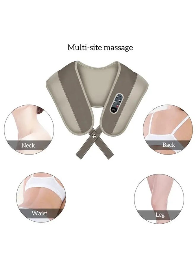Portable Neck and Shoulder Massager with Power Drum Massage and One-Touch Control - Image 5