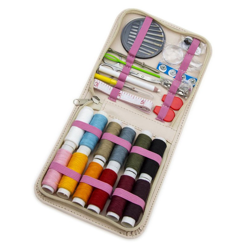 3 Sets of 71Pcs Portable Sewing Needlework Box Stitching Tools Bag for Home Travel (Assorted Color) - Image 4