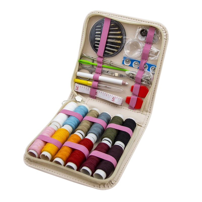 3 Sets of 71Pcs Portable Sewing Needlework Box Stitching Tools Bag for Home Travel (Assorted Color) - Image 2