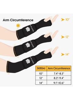 FitsT4 Sports Sports Volleyball Arm Sleeves For Girls Youth Passing Forearm Sleeves W Protection Pads & Thumbhole Upf 50 Non-Slip Gloves  - Image 2