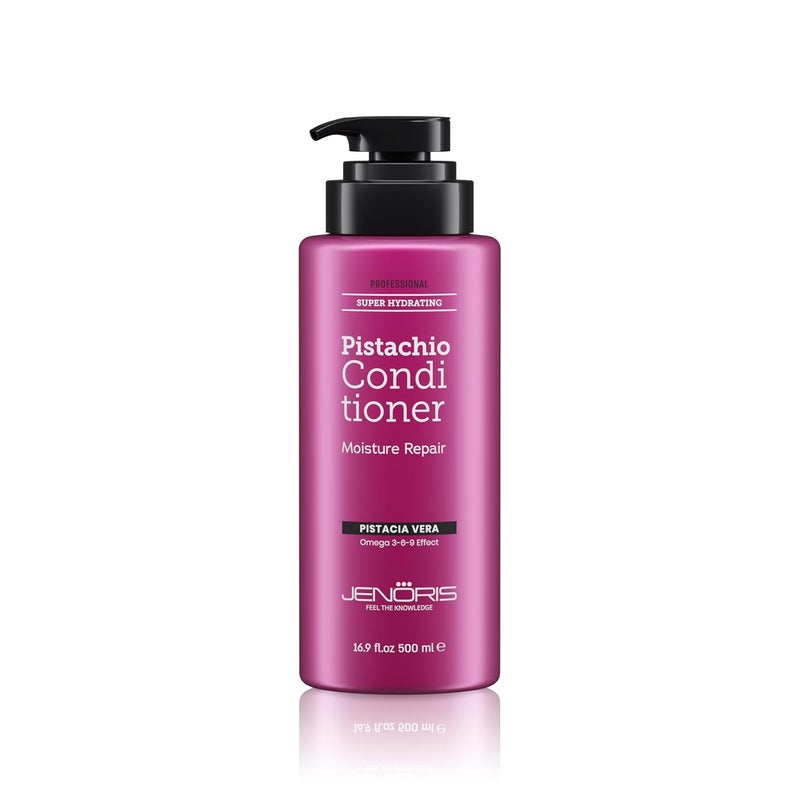 Jenoris Pistachio Conditioner for Colored  Dry Hair 500 ML Professional Hair Care Products for Women and Men Pistachio and Borage Oils