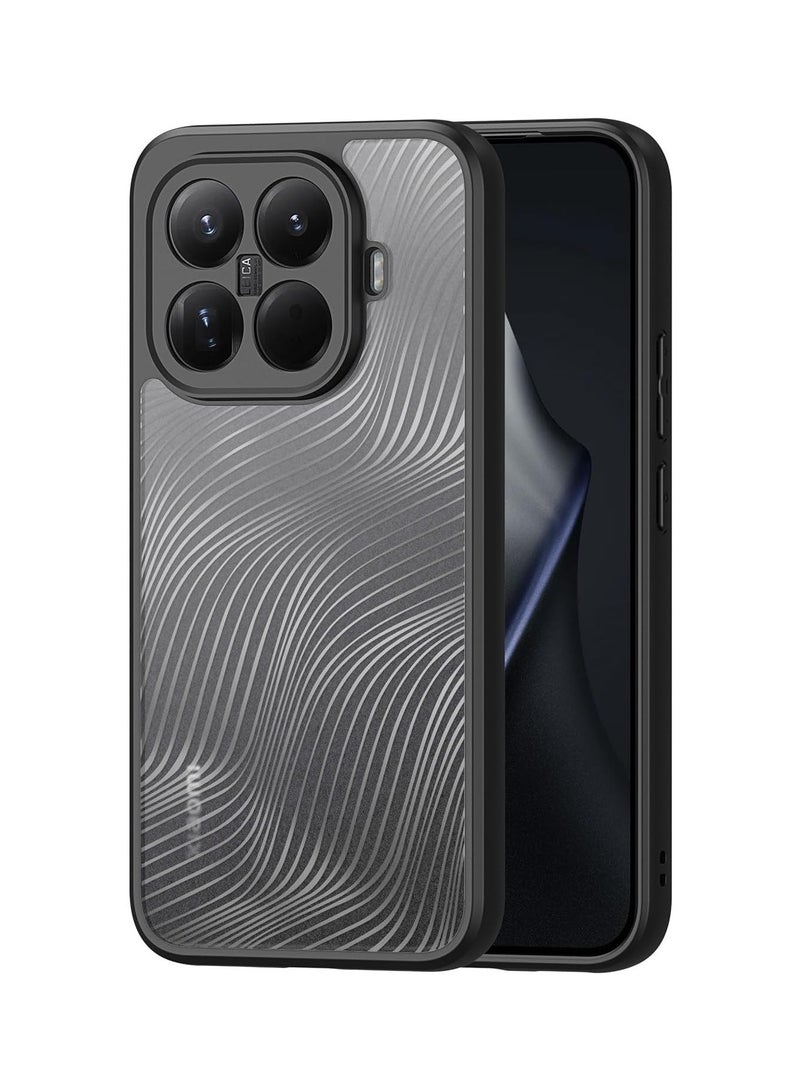 general Protective Case Compatible with Xiaomi 15T Pro Sleek lines with a matte-finish transparent back cover Fingerprint-resistant and drop-proof PC+TPU shock-absorbing protective case - Image 1