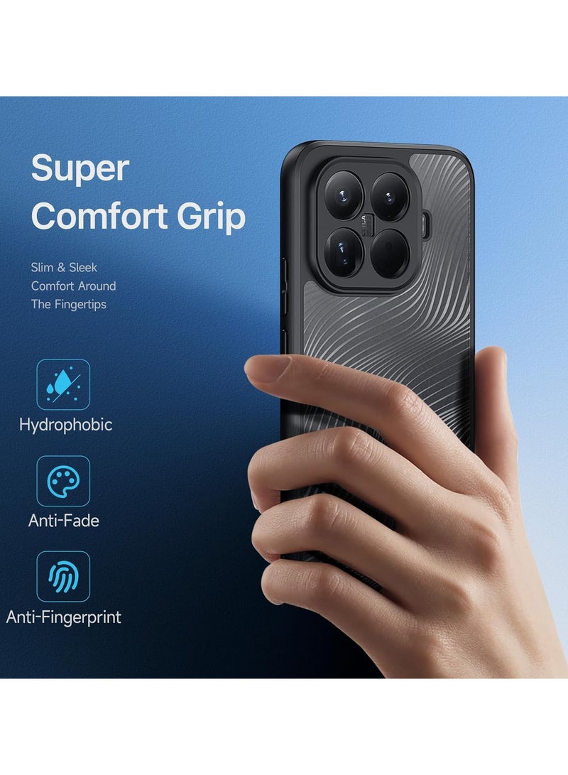 general Protective Case Compatible with Xiaomi 15T Pro Sleek lines with a matte-finish transparent back cover Fingerprint-resistant and drop-proof PC+TPU shock-absorbing protective case - Image 2