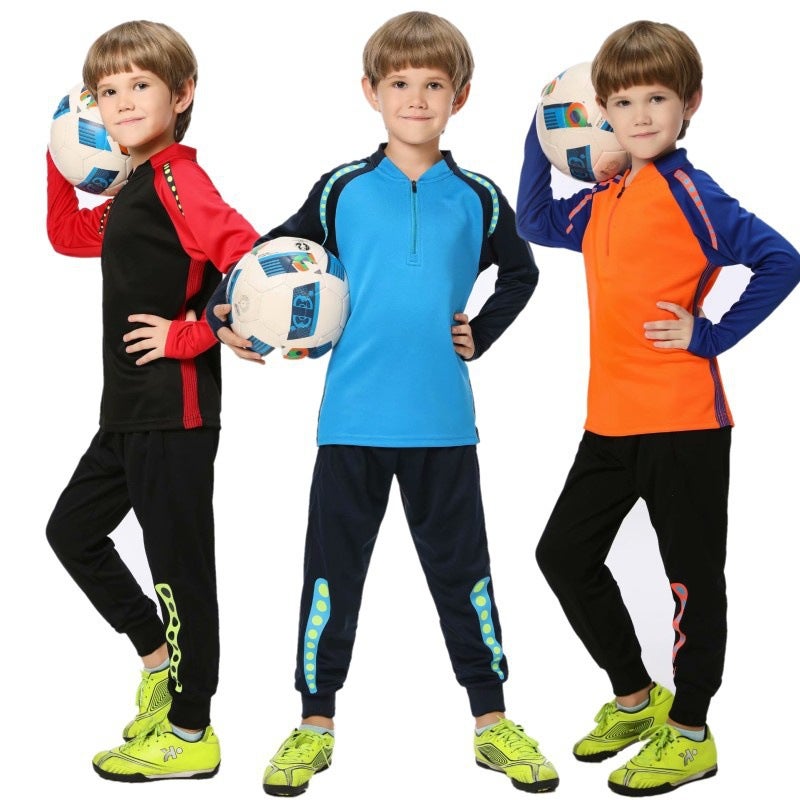 Children'S Sports Suit Spring, Long-Sleeved Training Football Uniform Jacket Men'S And Women'S Casual Pants - Image 5