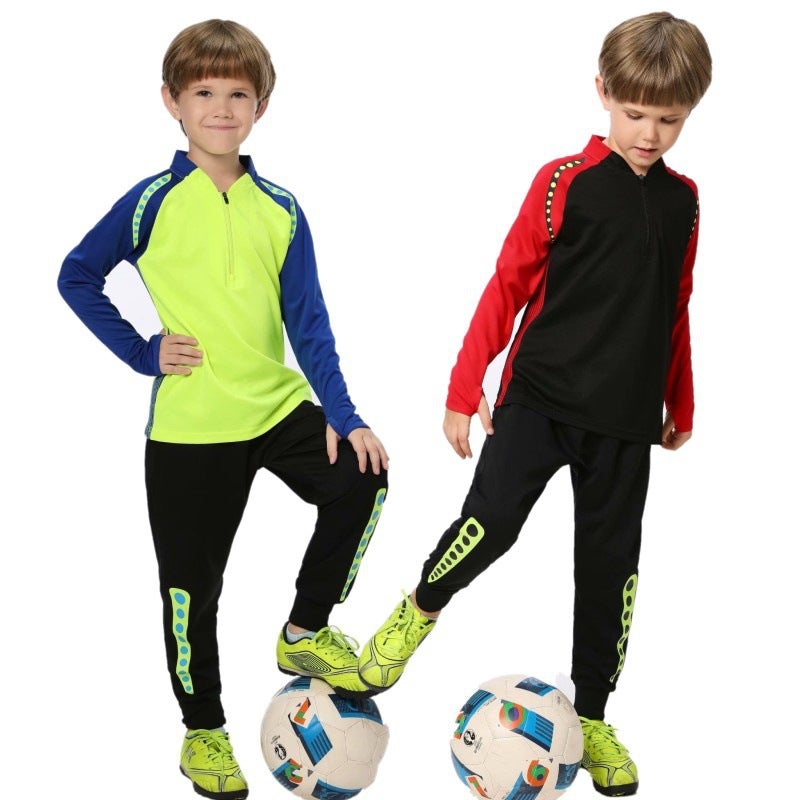Children'S Sports Suit Spring, Long-Sleeved Training Football Uniform Jacket Men'S And Women'S Casual Pants - Image 3