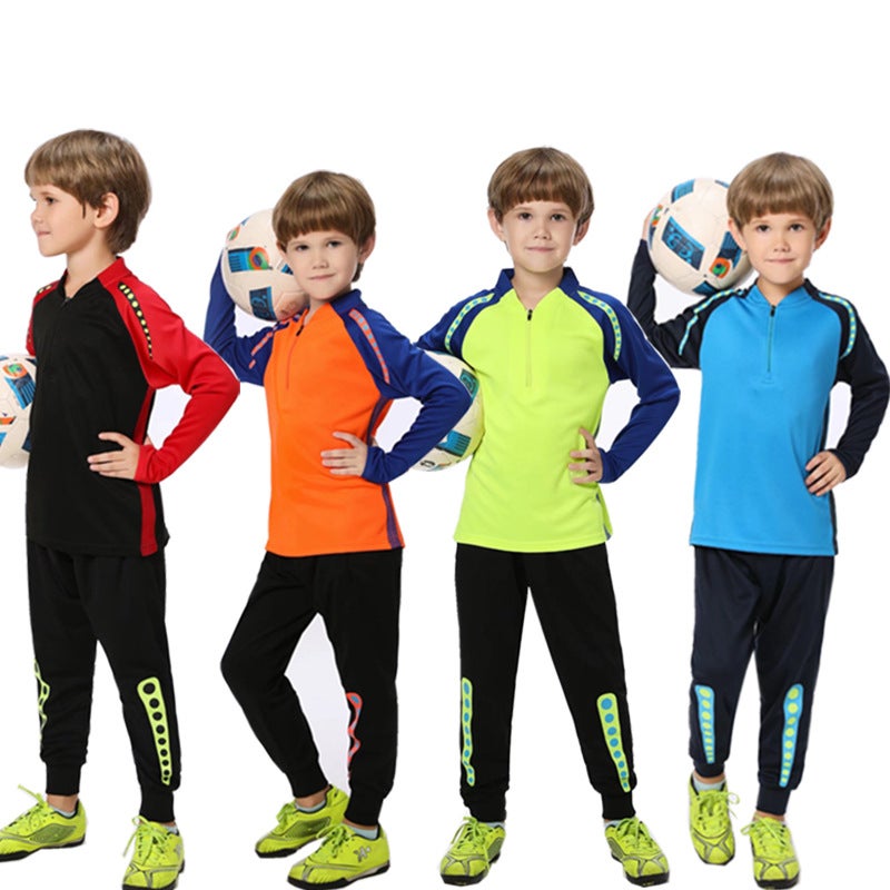 Children'S Sports Suit Spring, Long-Sleeved Training Football Uniform Jacket Men'S And Women'S Casual Pants - Image 2