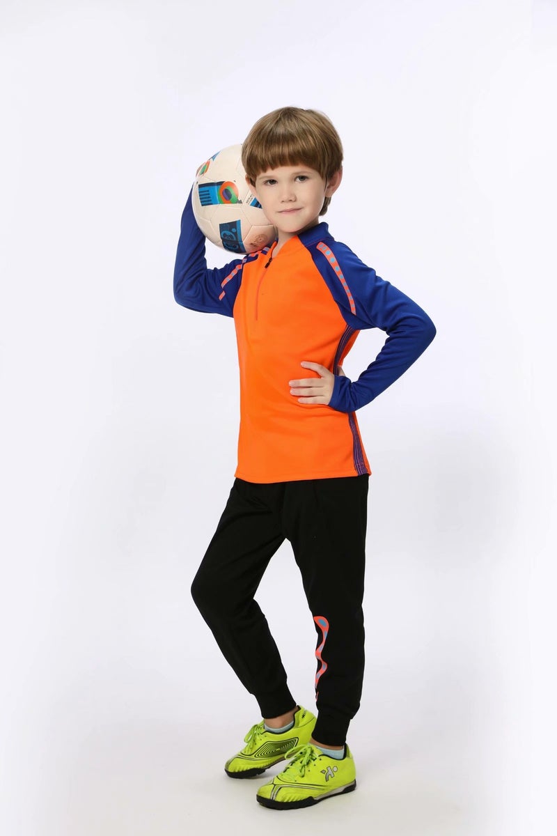 Children'S Sports Suit Spring, Long-Sleeved Training Football Uniform Jacket Men'S And Women'S Casual Pants - Image 4